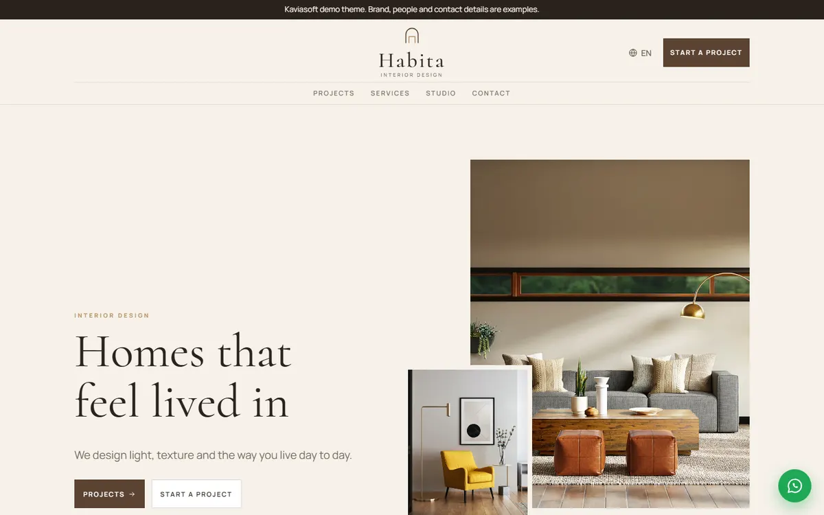 Habita · Interior Design screenshot