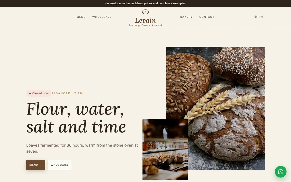 Levain · Sourdough Bakery screenshot