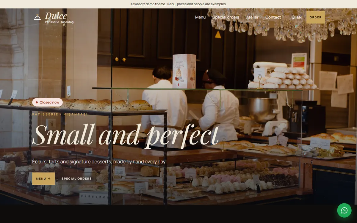 Dulce · Pâtisserie screenshot