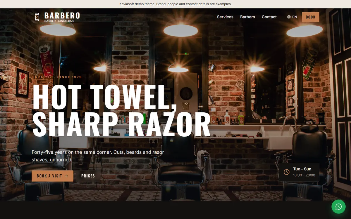 Barbero · Barber Shop screenshot