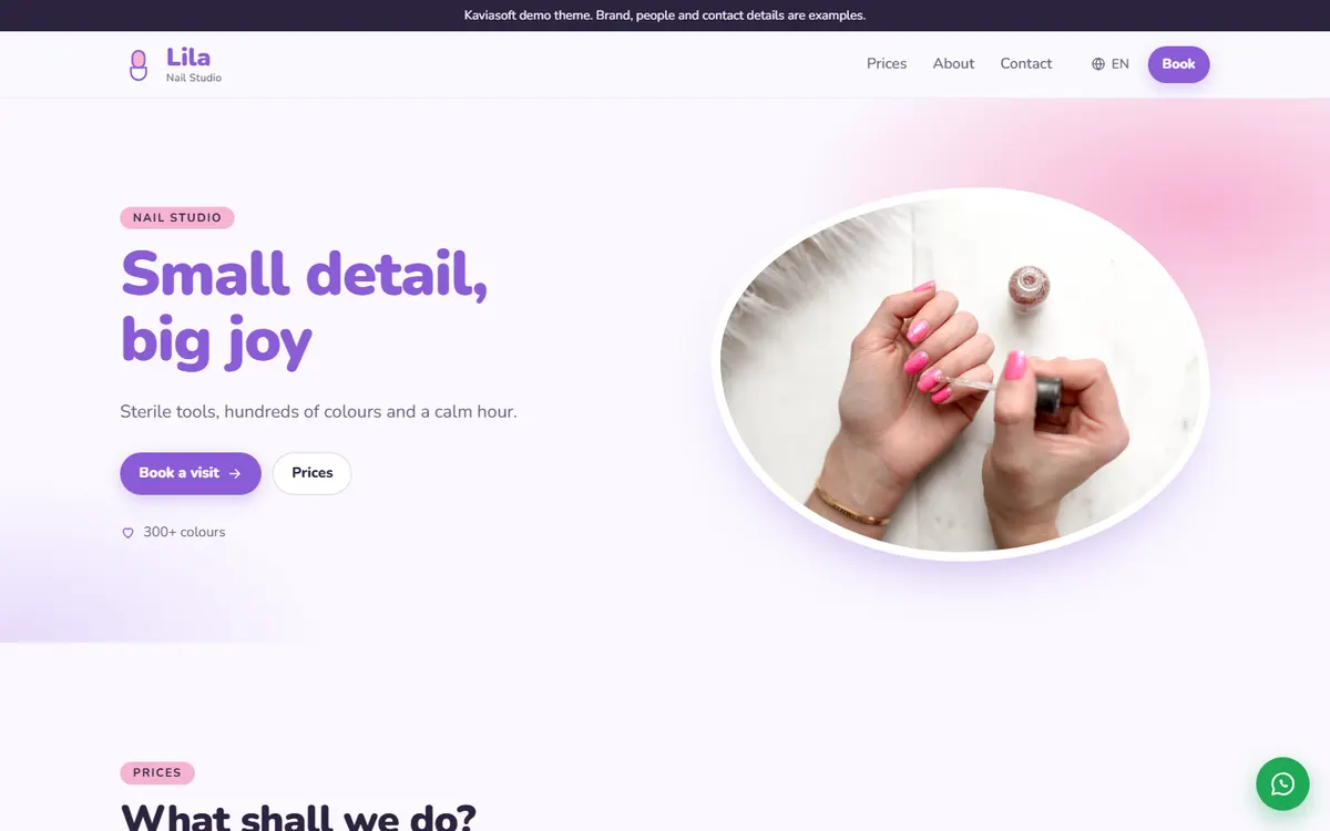 Lila · Nail Studio screenshot
