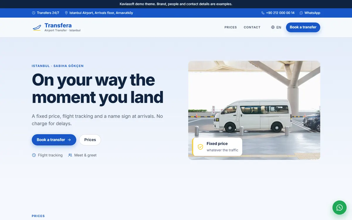Transfera · Airport Transfer screenshot