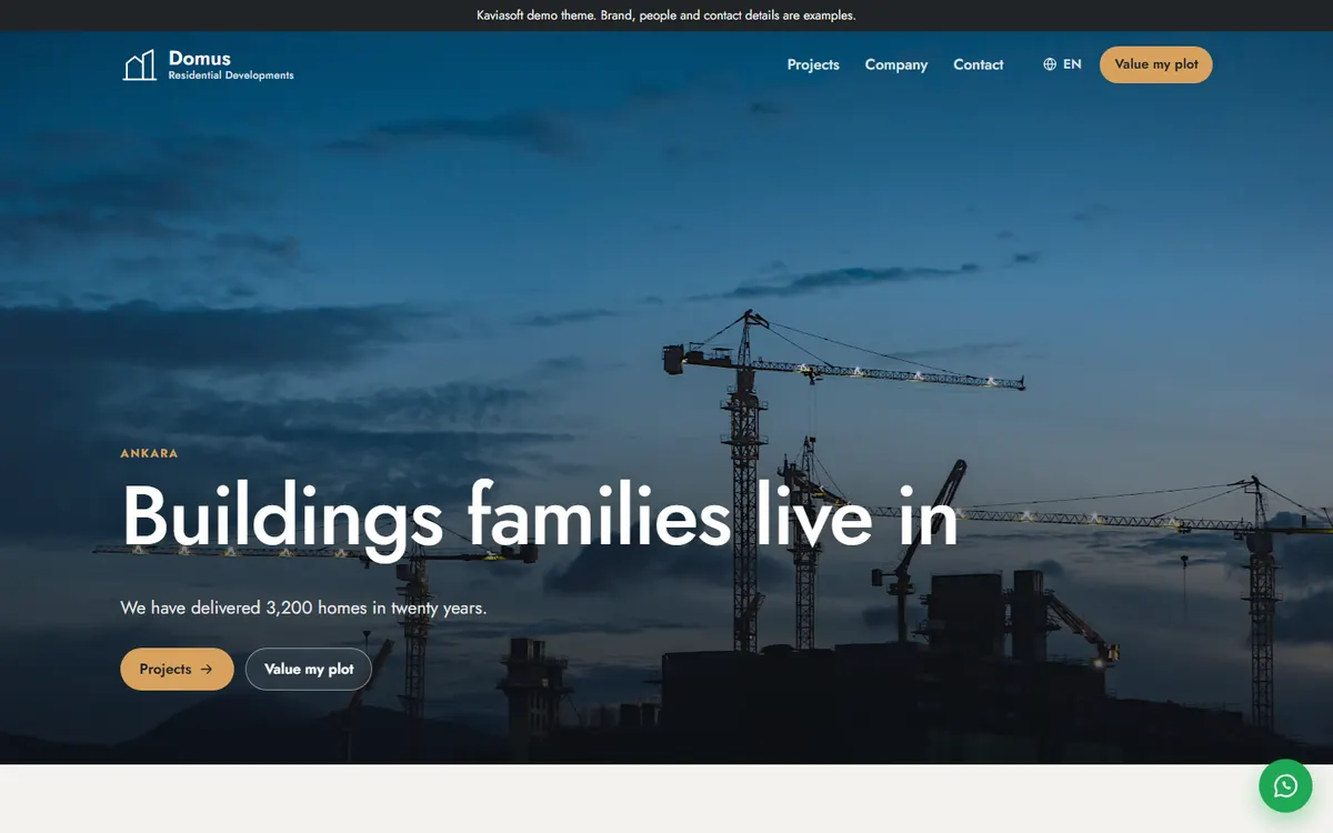 Domus · Residential Developer screenshot