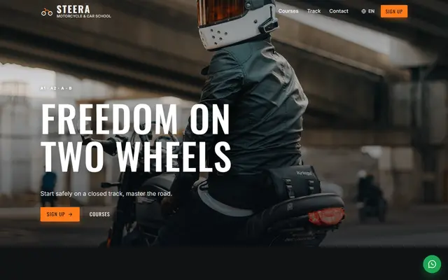 Steera · Motorcycle & Car School screenshot