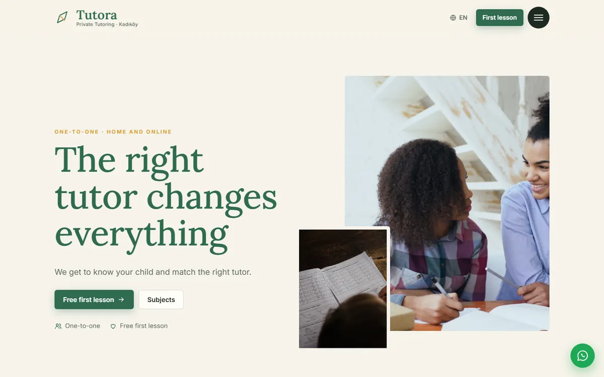 Tutora · Private Tutoring screenshot