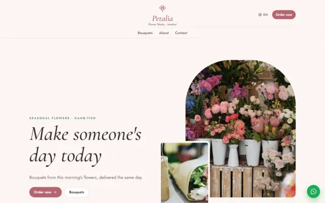 Petalia · Flower Shop screenshot