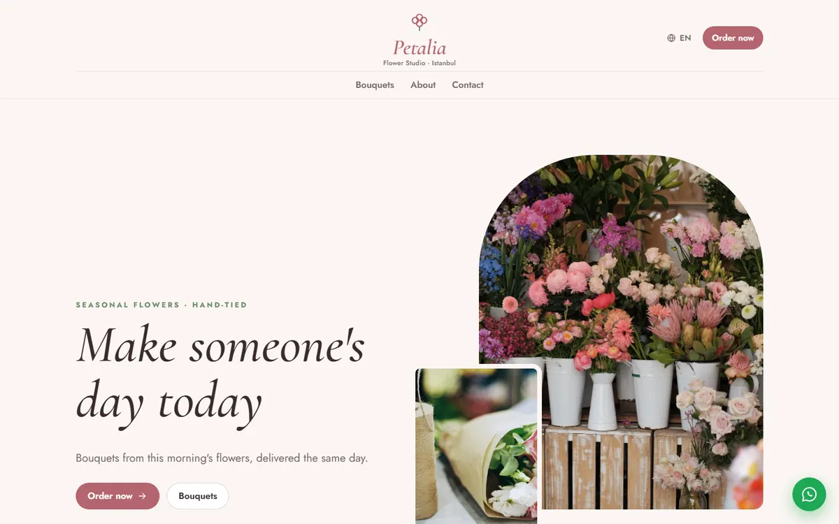 Petalia · Flower Shop screenshot