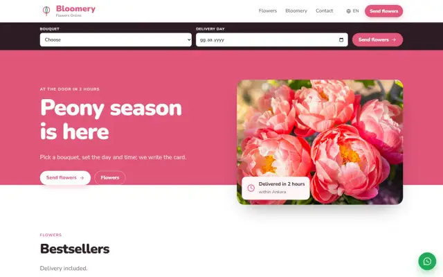 Bloomery · Flowers Online screenshot
