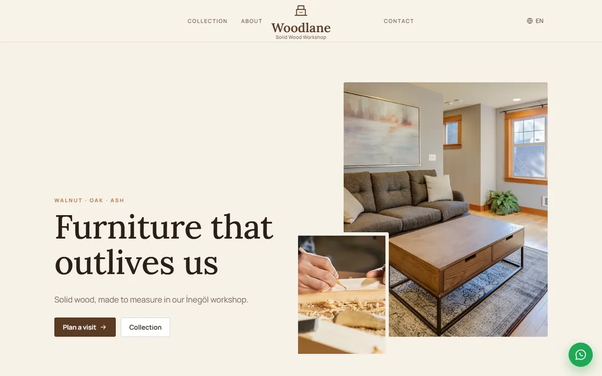 Woodlane · Solid Wood Furniture screenshot