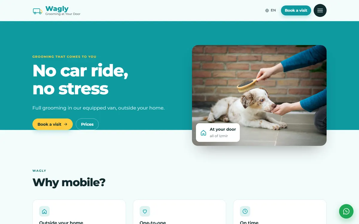 Wagly · Mobile Grooming screenshot