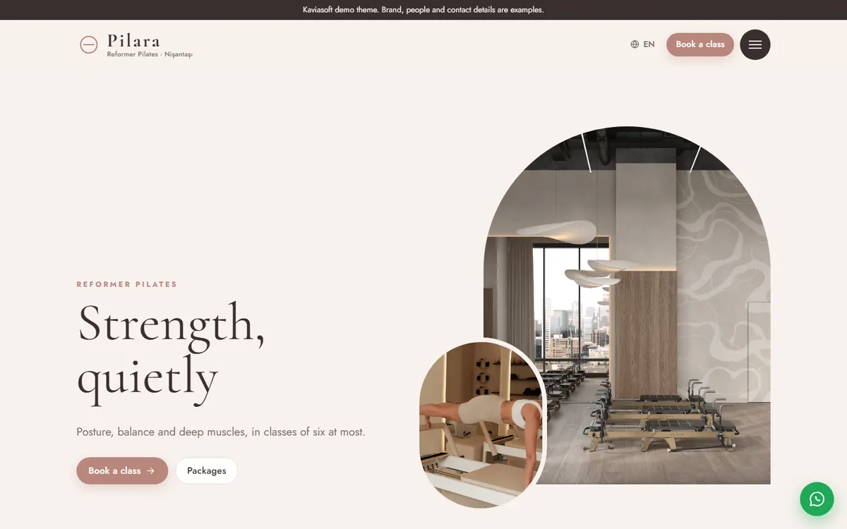 Pilara · Pilates Studio screenshot