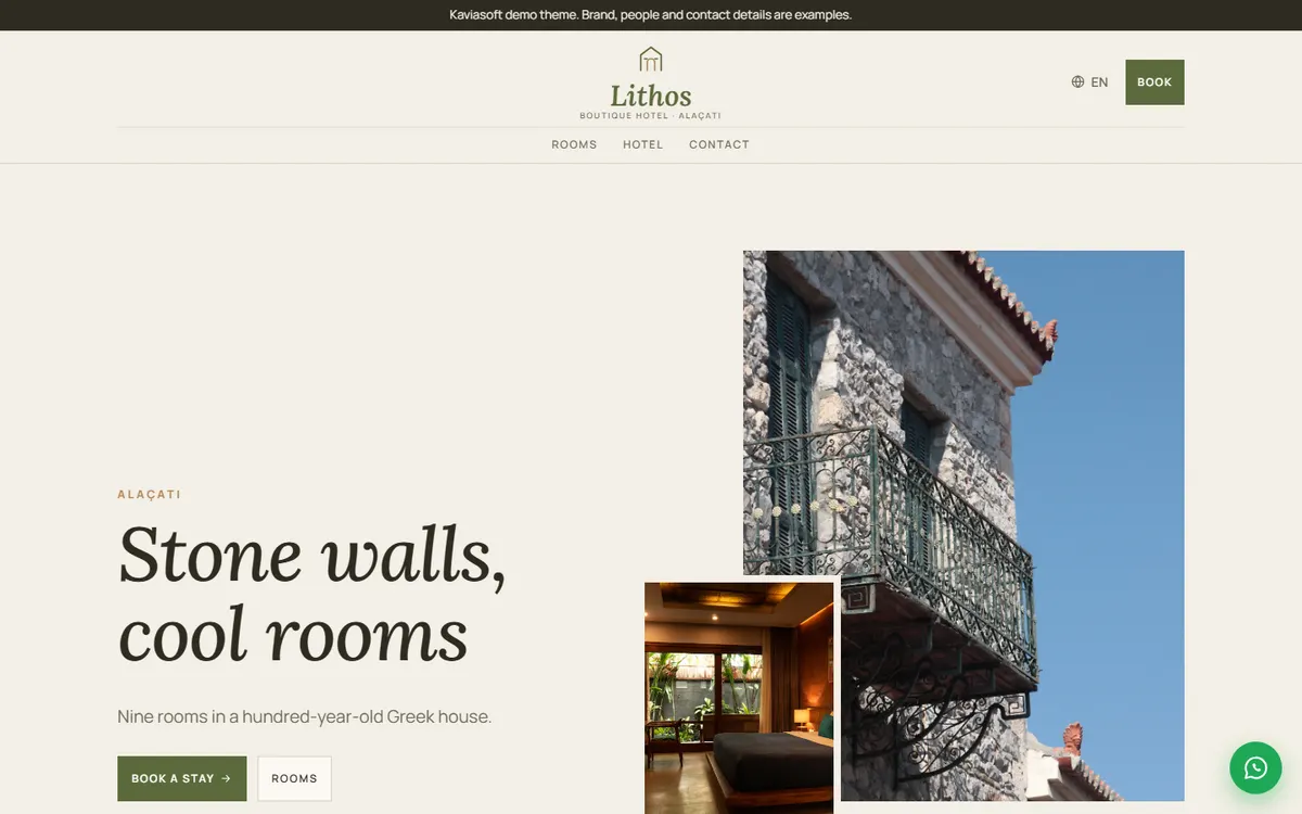 Lithos · Boutique Hotel screenshot
