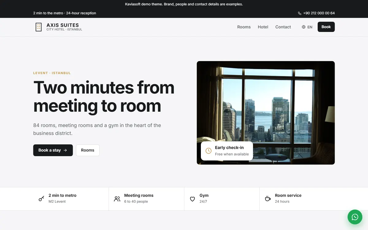 Axis Suites · City Hotel screenshot