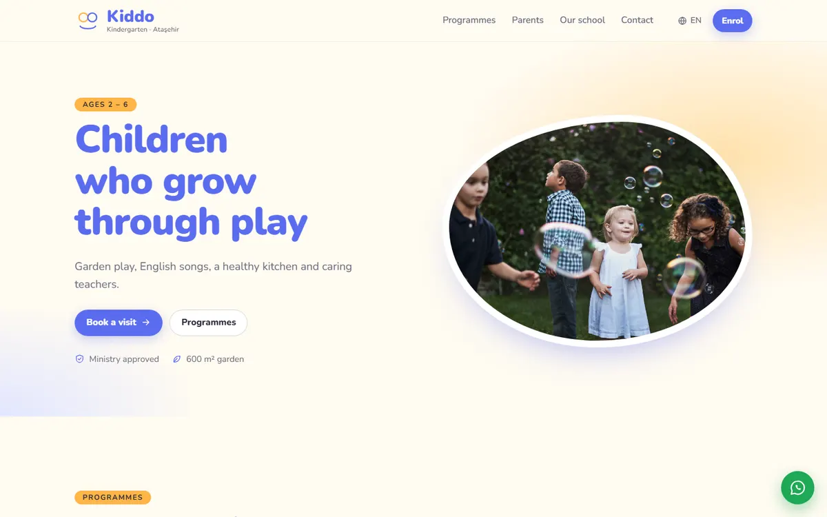 Kiddo · Kindergarten screenshot