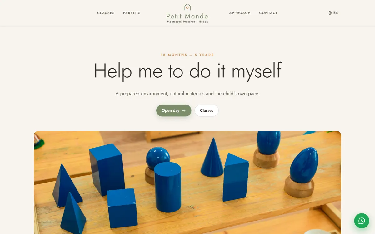Petit Monde · Montessori screenshot
