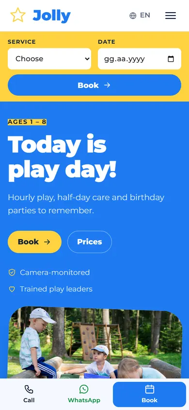 Jolly · Play Club on a phone