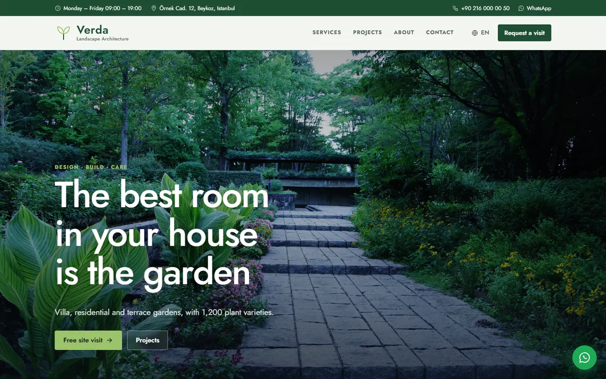 Verda · Landscape Architecture screenshot
