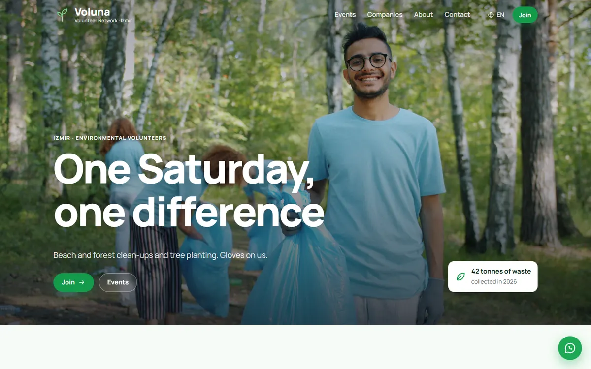 Voluna · Volunteer Network screenshot