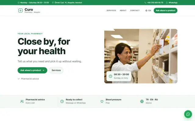 Curo · Pharmacy screenshot