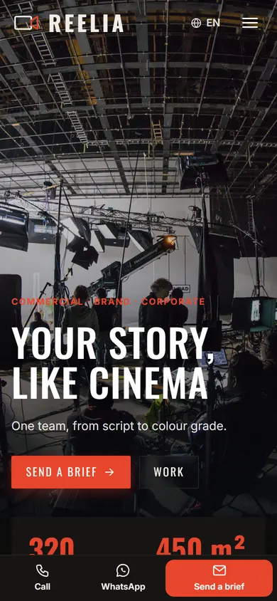 Reelia · Video Production on a phone