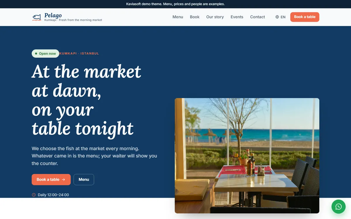 Pelago · Fish & Seafood screenshot