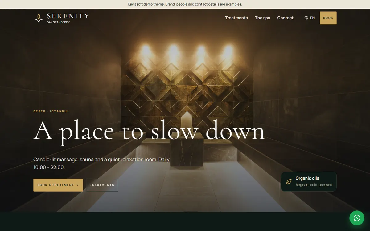 Serenity · Day Spa screenshot