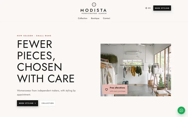 Modista · Women's Boutique screenshot