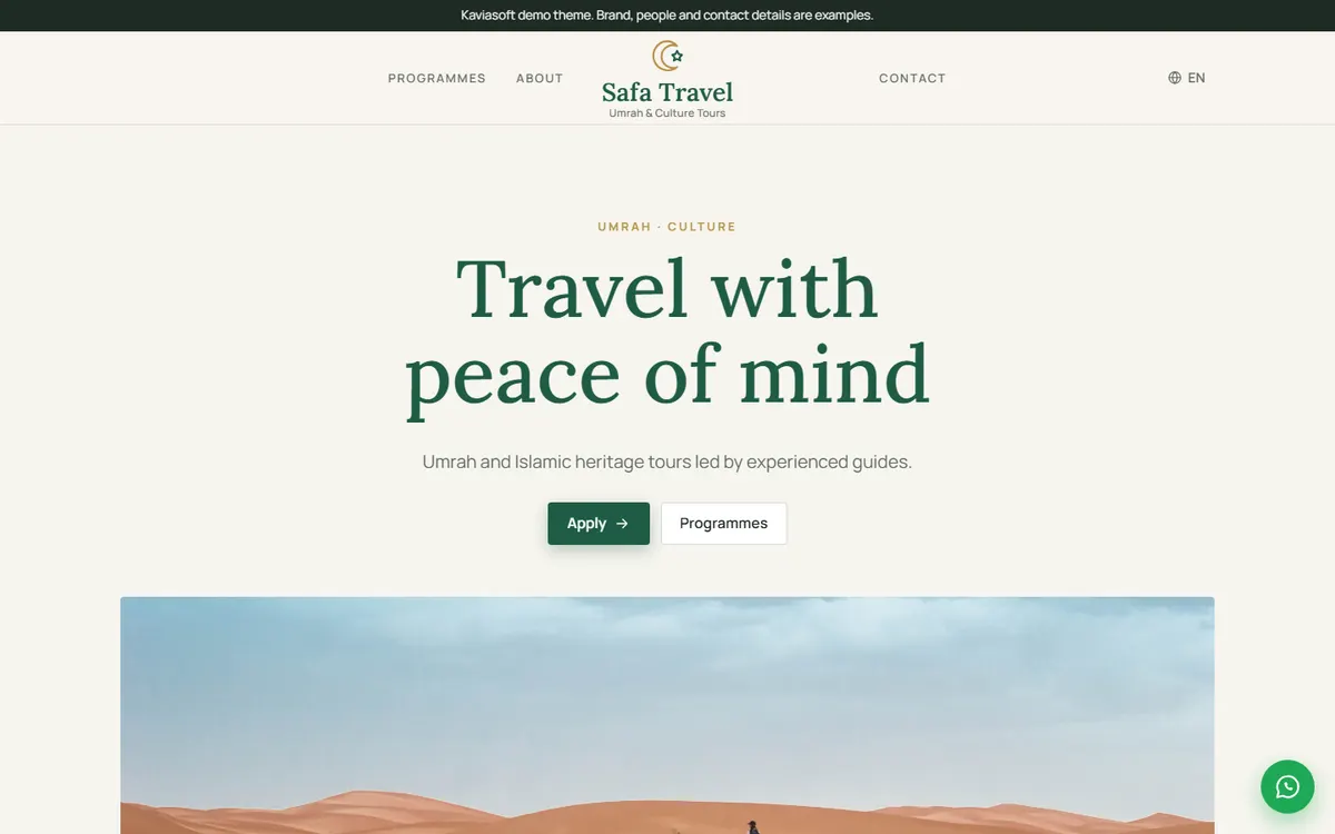 Safa Travel · Umrah & Culture screenshot