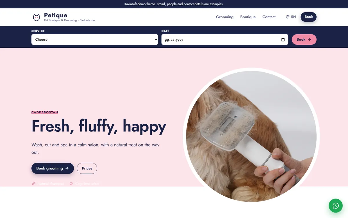 Petique · Pet Boutique & Grooming screenshot