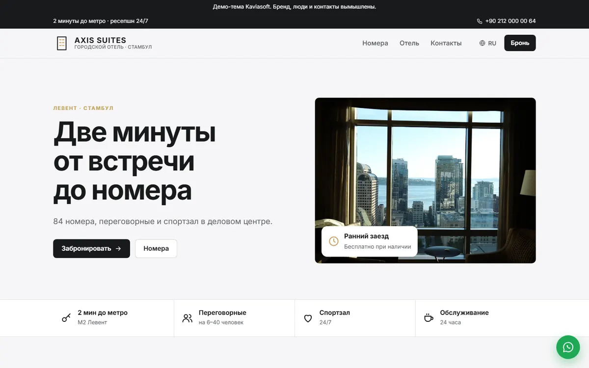 Axis Suites · Городской отель скриншот