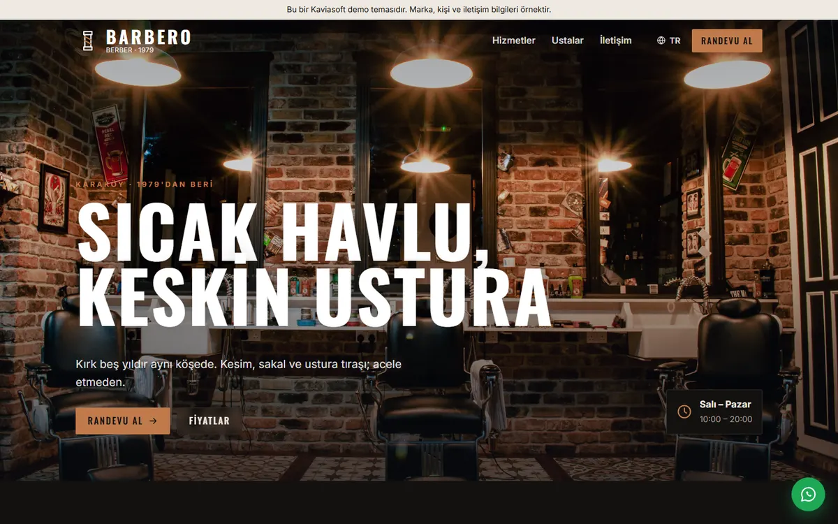 Barbero · Berber ekran görüntüsü