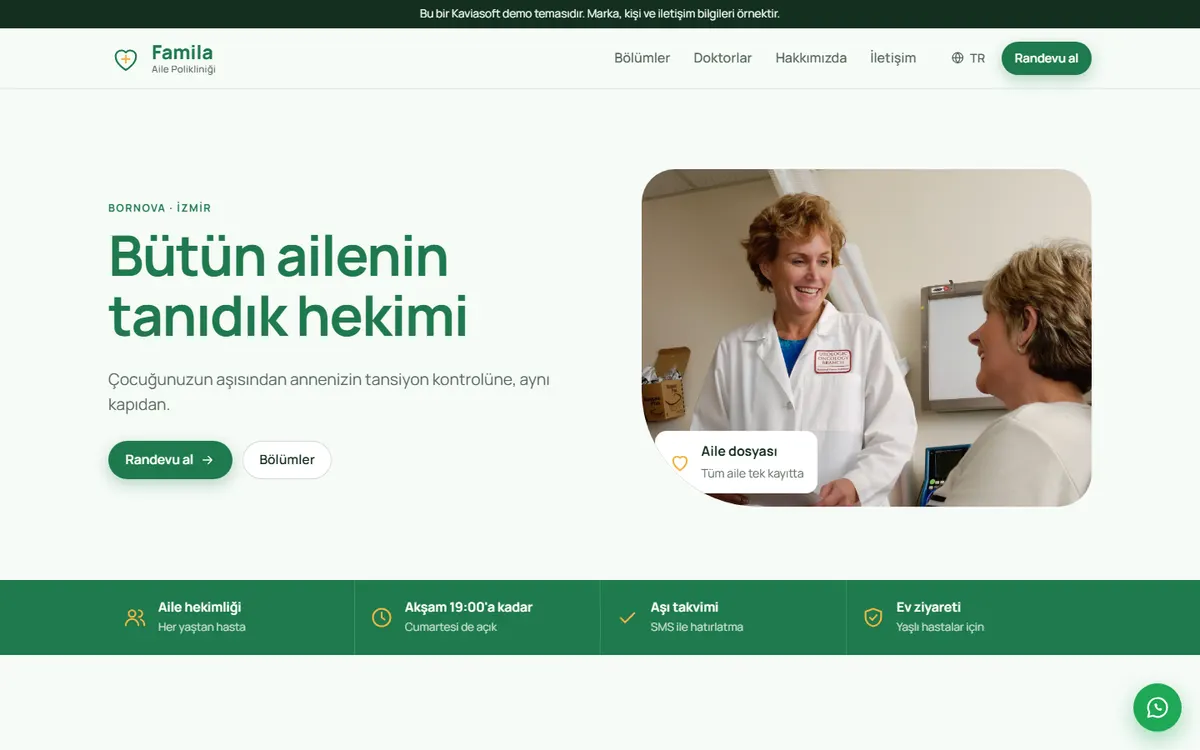 Famila · Aile Polikliniği ekran görüntüsü