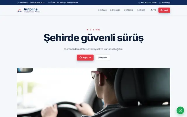 Autoline · Şehir Sürücü Kursu ekran görüntüsü