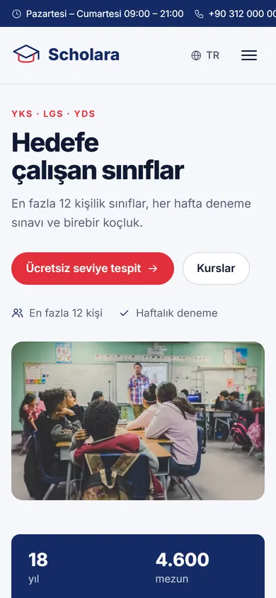 Scholara · Akademi telefonda