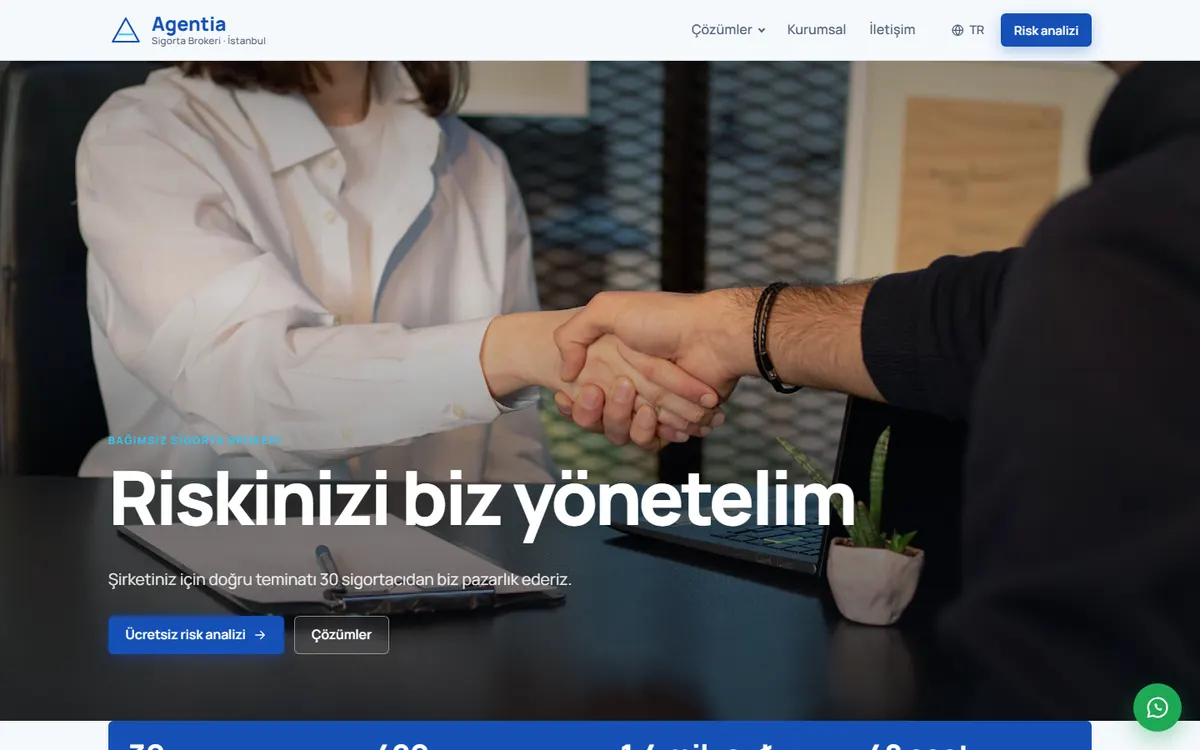 Agentia · Sigorta Brokeri ekran görüntüsü