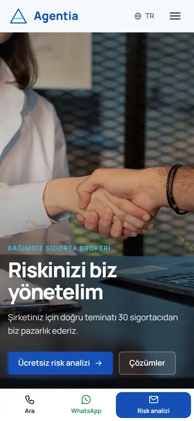 Agentia · Sigorta Brokeri telefonda