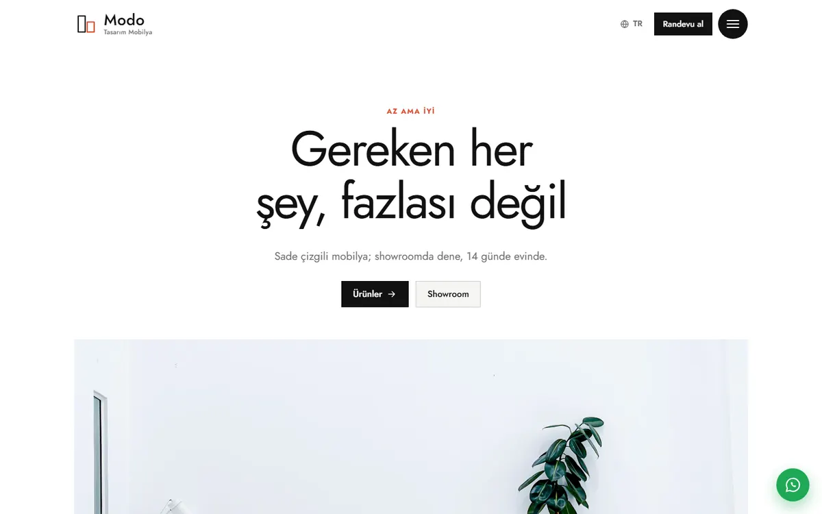 Modo · Tasarım Mobilya ekran görüntüsü