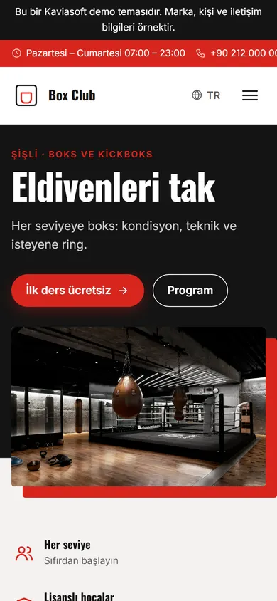 Box Club · Boks Kulübü telefonda