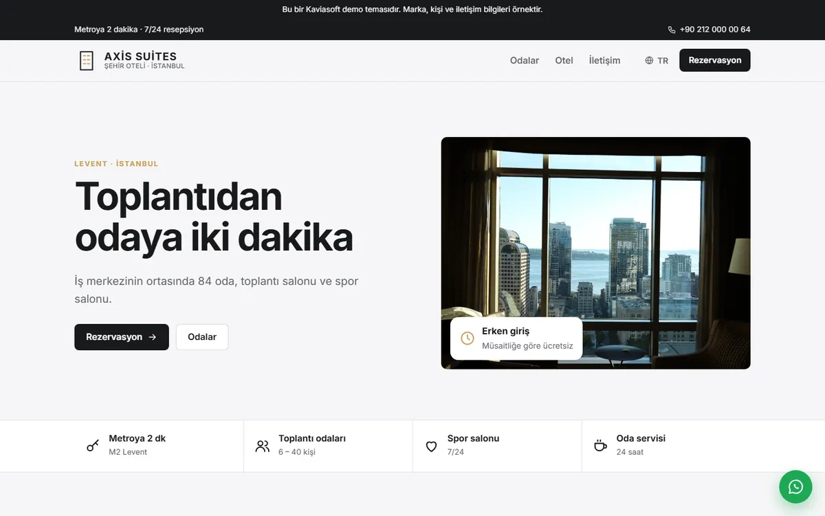 Axis Suites · Şehir Oteli ekran görüntüsü