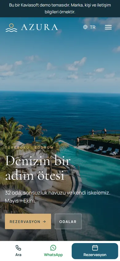 Azura · Sahil Oteli telefonda