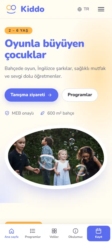 Kiddo · Anaokulu telefonda