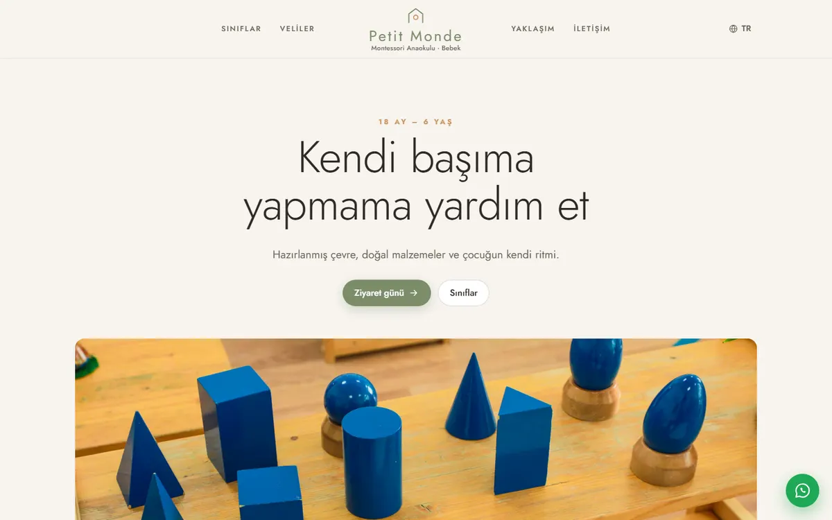 Petit Monde · Montessori ekran görüntüsü
