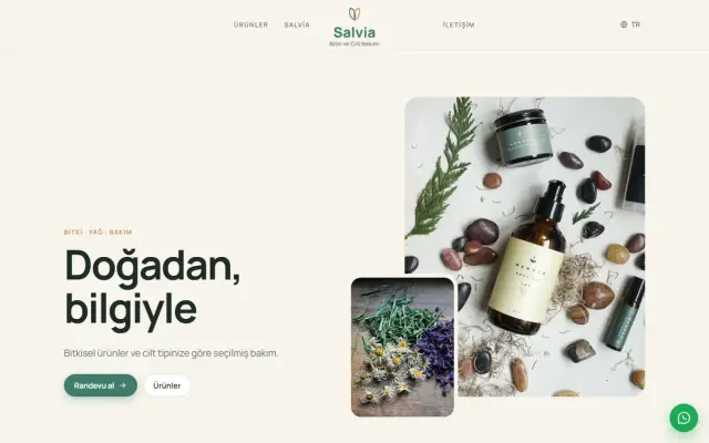 Salvia · Bitki ve Cilt Bakımı ekran görüntüsü