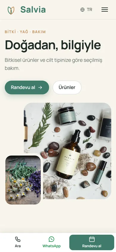 Salvia · Bitki ve Cilt Bakımı telefonda