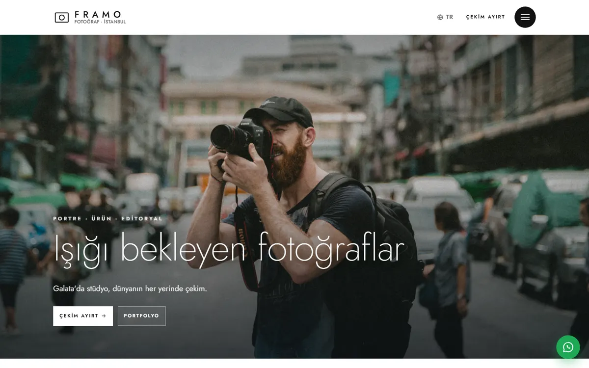Framo · Fotoğrafçı ekran görüntüsü