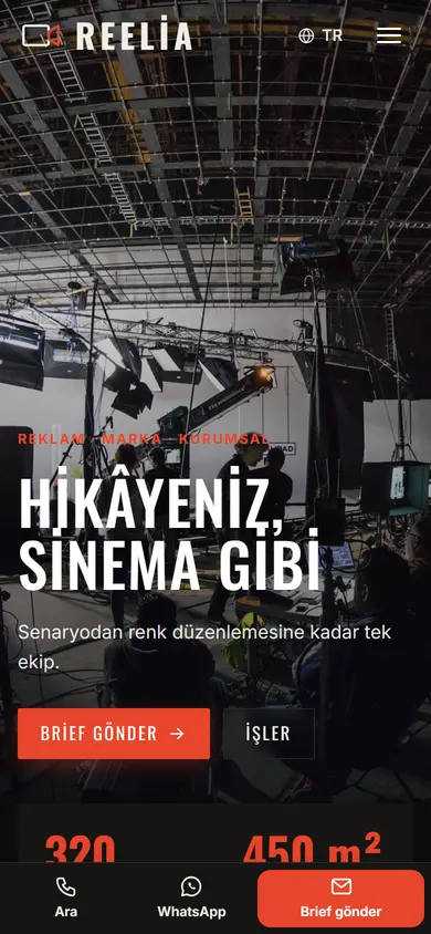 Reelia · Video Prodüksiyon telefonda