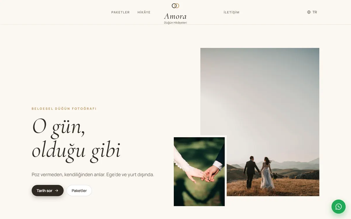 Amora · Düğün Fotoğrafçısı ekran görüntüsü