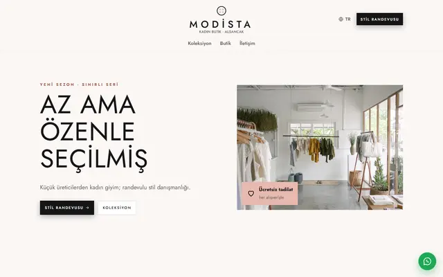 Modista · Kadın Butik ekran görüntüsü