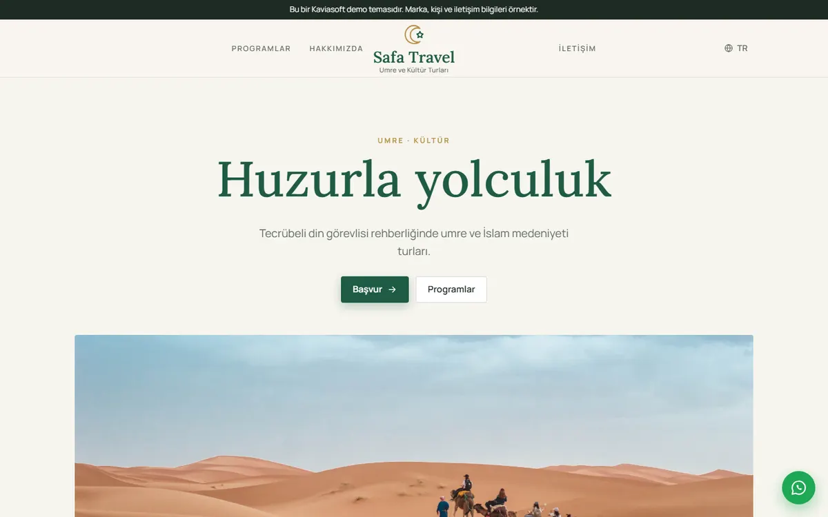 Safa Travel · Umre ve Kültür ekran görüntüsü