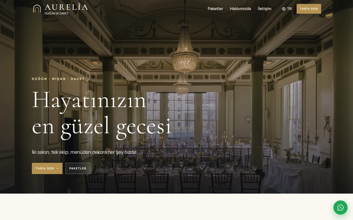 Aurelia · Düğün Salonu ekran görüntüsü